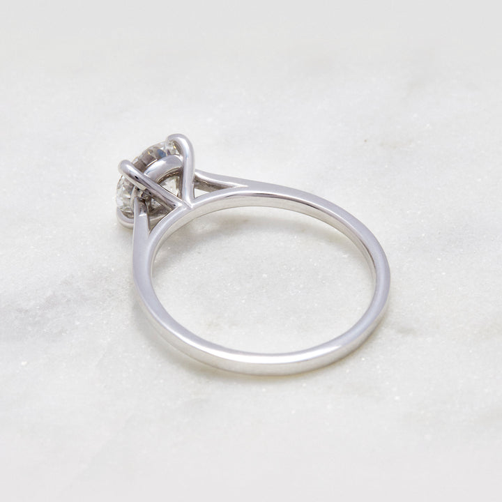 Brittany Moissanite Engagement Ring - Identity Diamonds