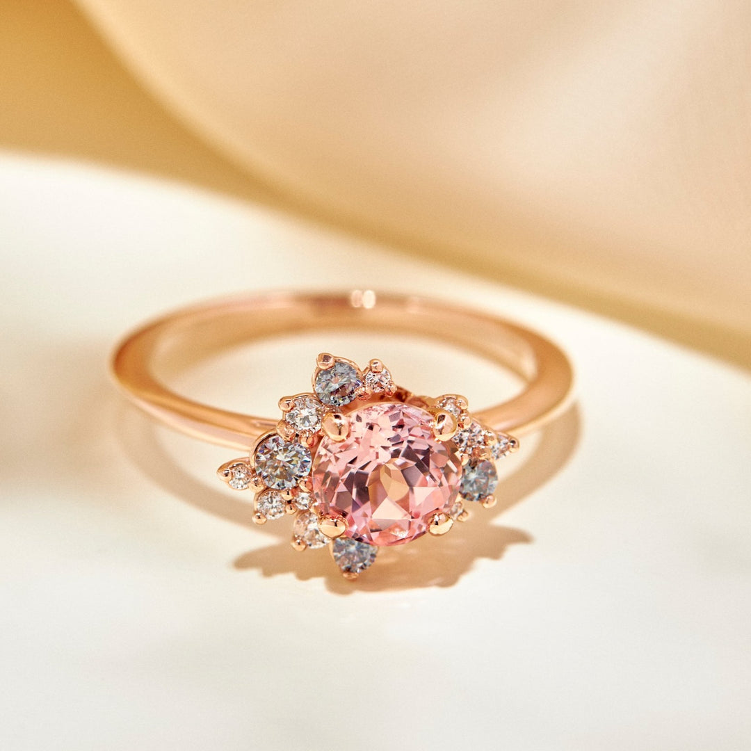 Gwen Rosé Sapphire Engagement Ring - Identity Diamonds