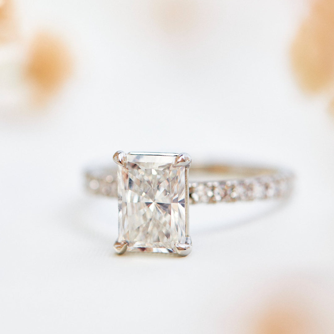 Levi Radiant Cut Diamond Engagement Ring - Identity Diamonds