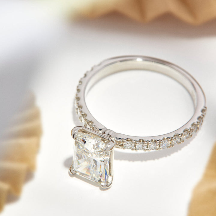 Levi Radiant Cut Diamond Engagement Ring - Identity Diamonds