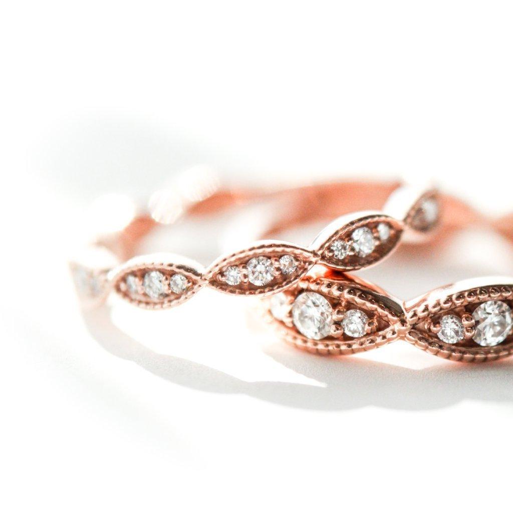 Sarah Diamond Wedding Band - Identity Diamonds