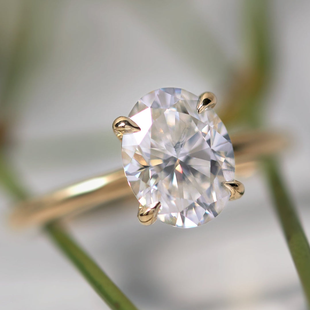 Jenny Oval Cut Diamond Engagement Ring - Identity Diamonds