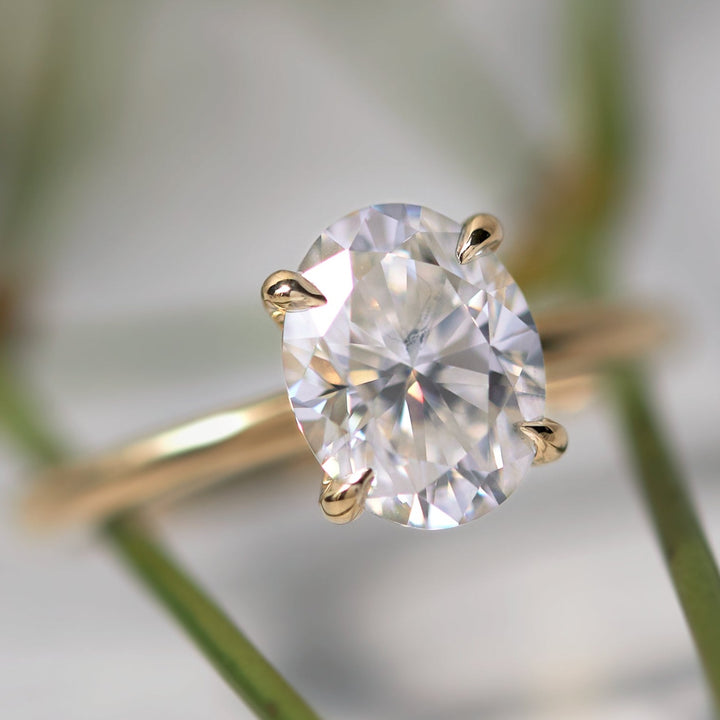 Jenny Oval Cut Diamond Engagement Ring - Identity Diamonds