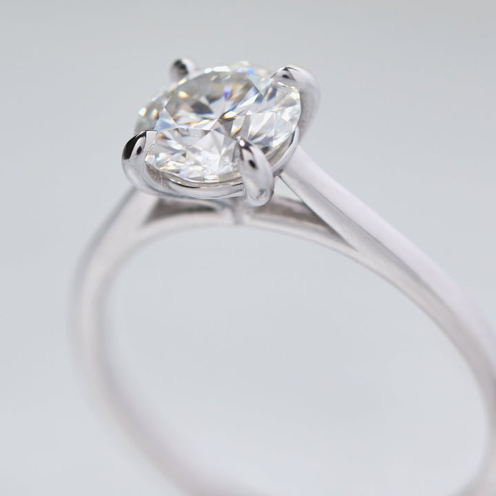 Brittany Moissanite Engagement Ring - Identity Diamonds