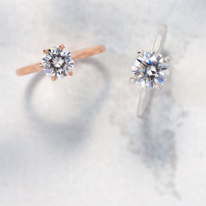 Brittany Moissanite Engagement Ring - Identity Diamonds