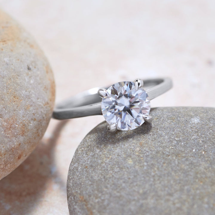 Brittany Moissanite Engagement Ring - Identity Diamonds