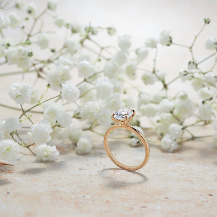 Jenny Oval Cut Diamond Engagement Ring - Identity Diamonds