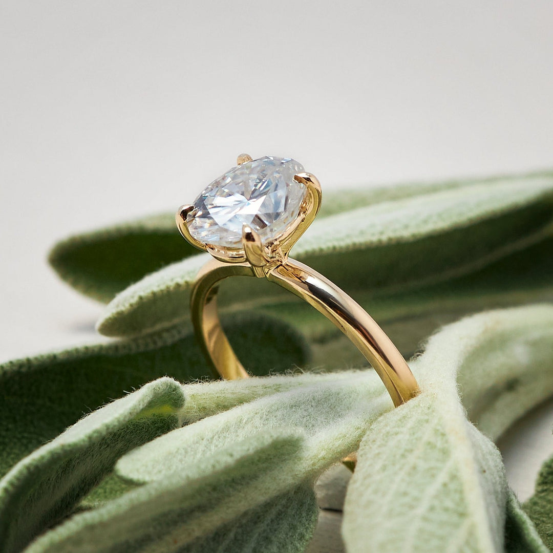 Jenny Oval Cut Diamond Engagement Ring - Identity Diamonds