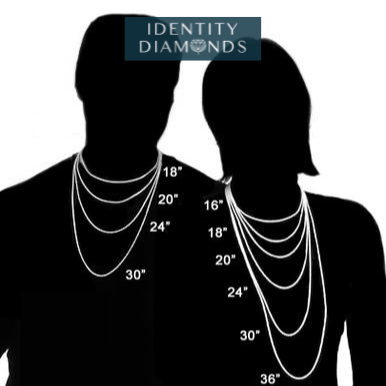 Paperclip link necklace - Identity Diamonds