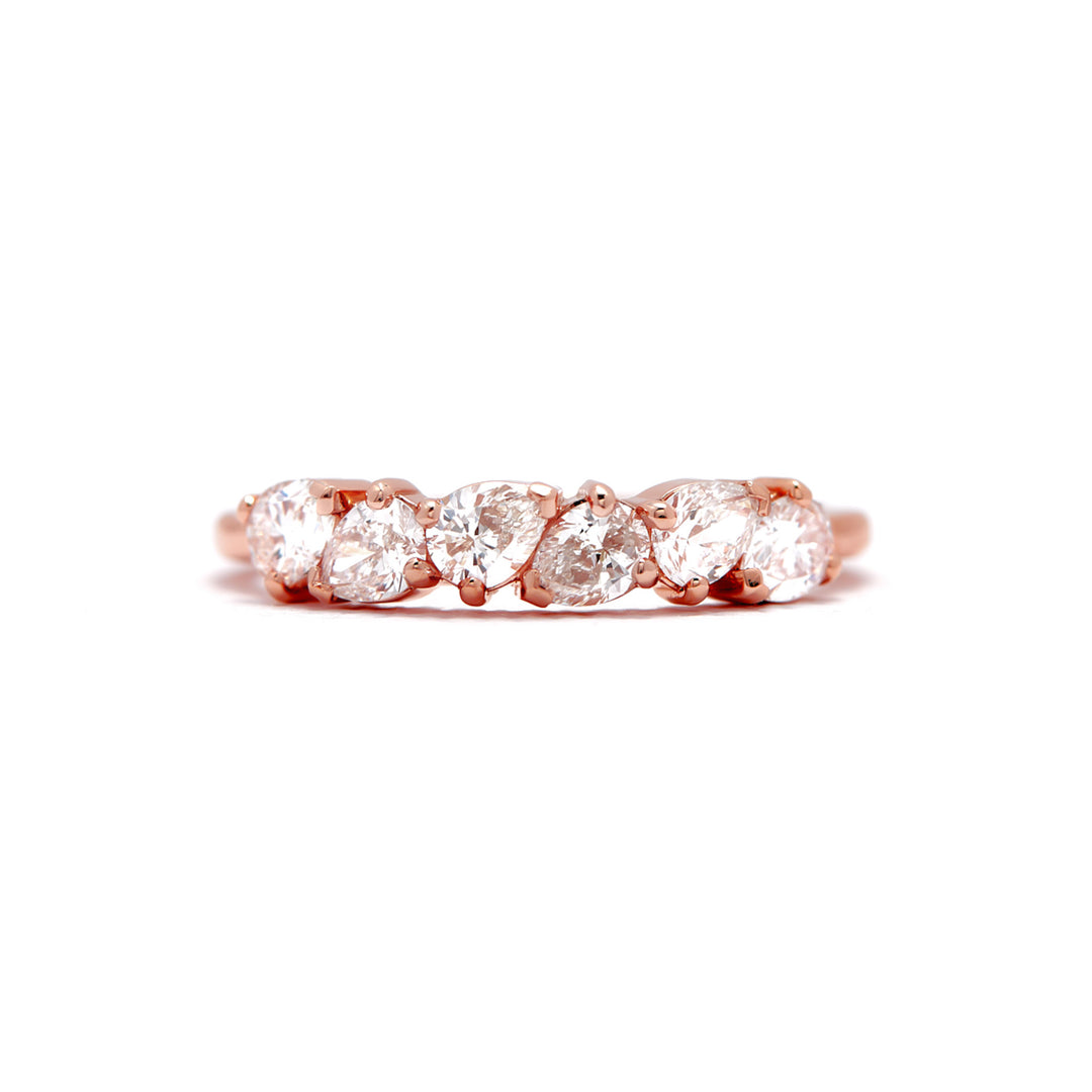Paloma Pear Cut Diamond Ring - Identity Diamonds