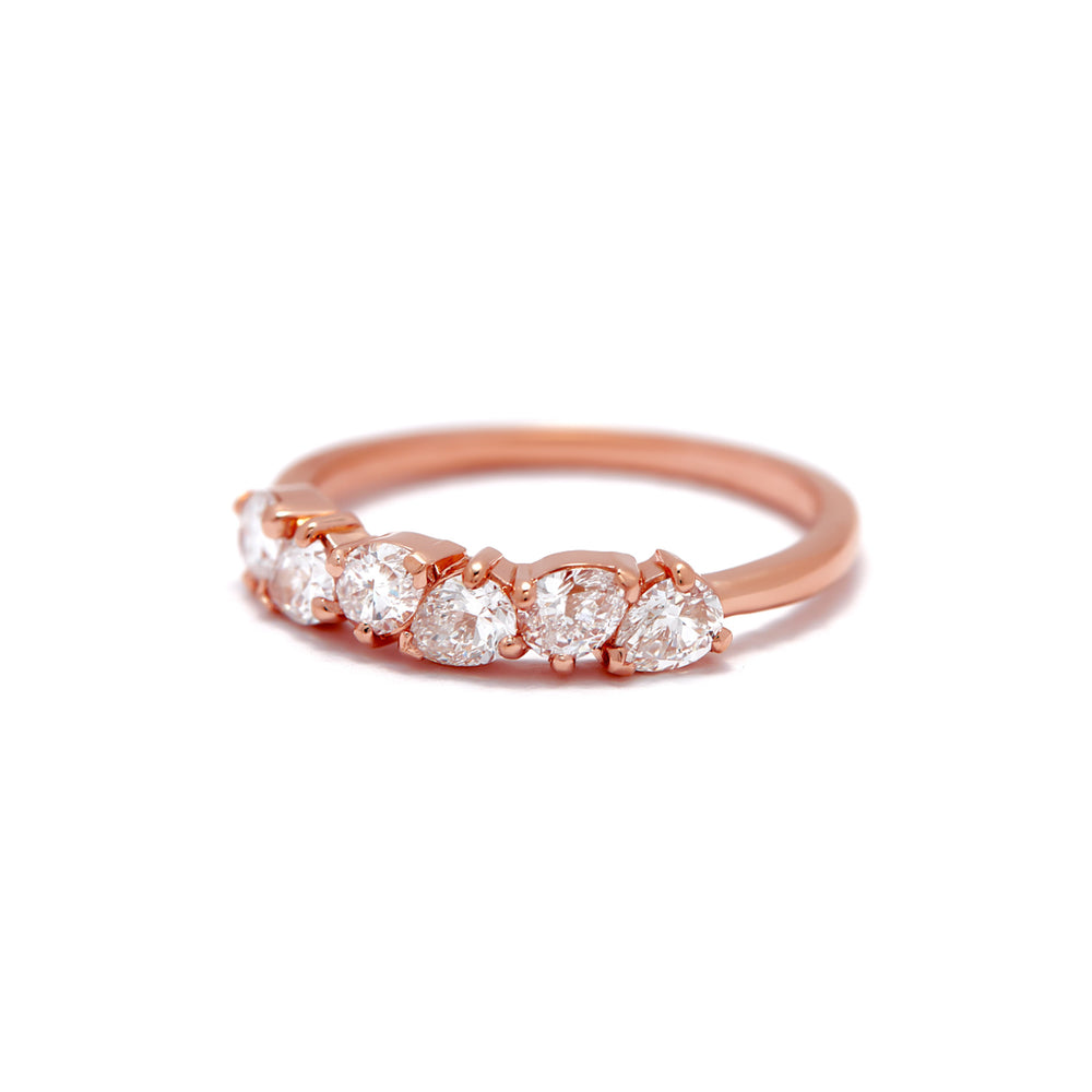 Paloma Pear Cut Diamond Ring - Identity Diamonds