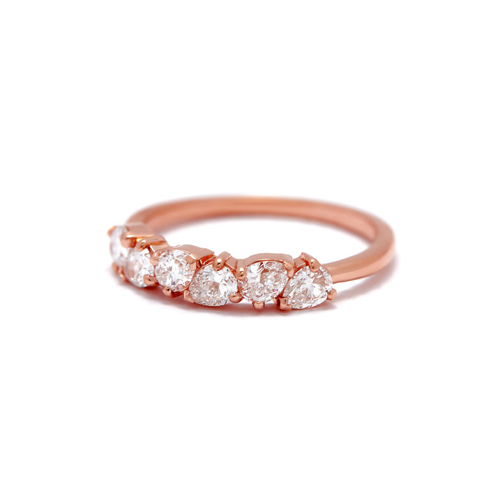 Paloma Pear Cut Diamond Ring - Identity Diamonds