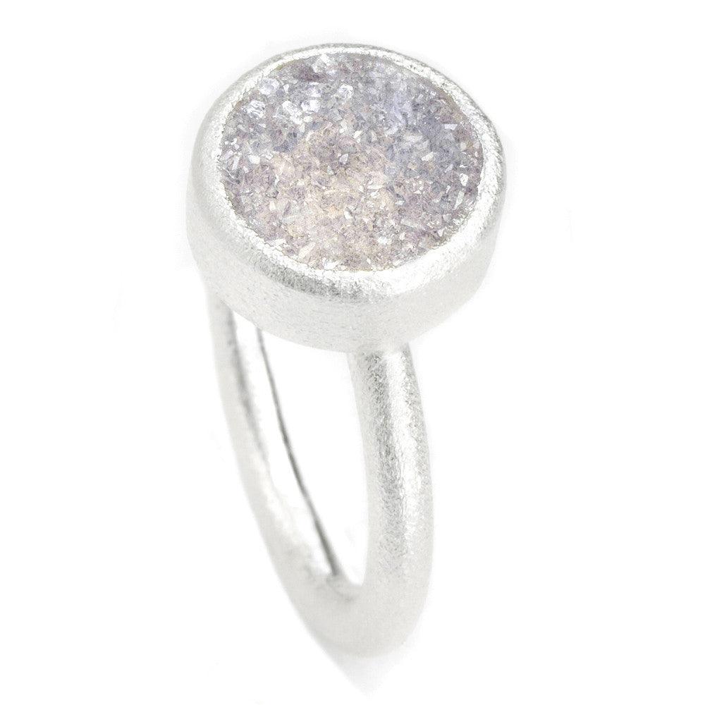 Sterling Silver Druzy Ring - Identity Diamonds