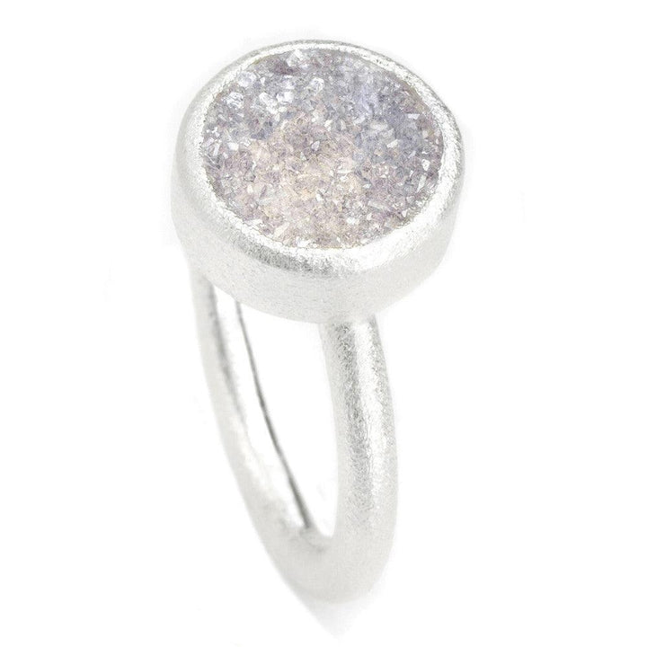 Sterling Silver Druzy Ring - Identity Diamonds