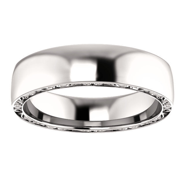 Men's Vintage Inspired Band - Identity Diamonds