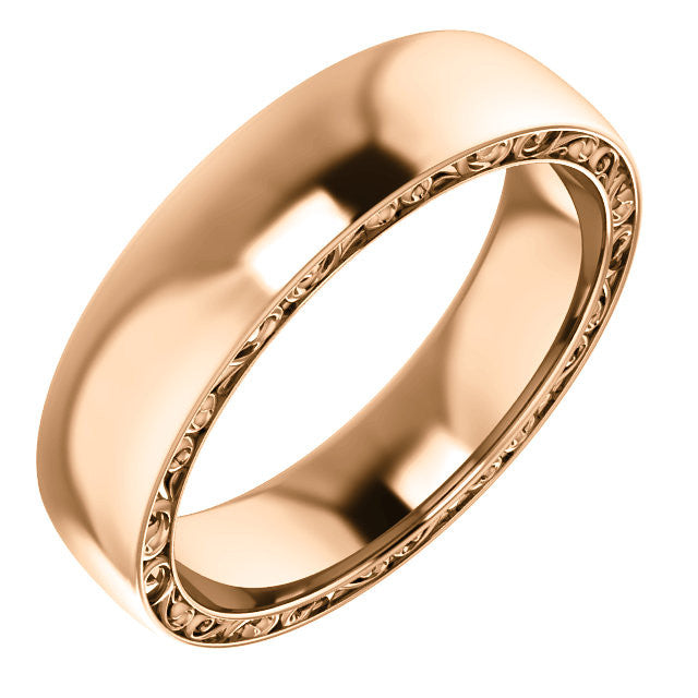 Men's Vintage Inspired Band - Identity Diamonds