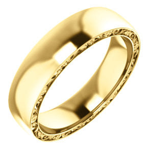 Men's Vintage Inspired Band - Identity Diamonds
