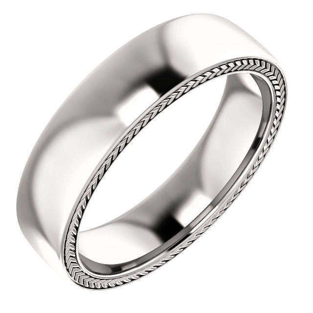Men's Wheat Band - Identity Diamonds