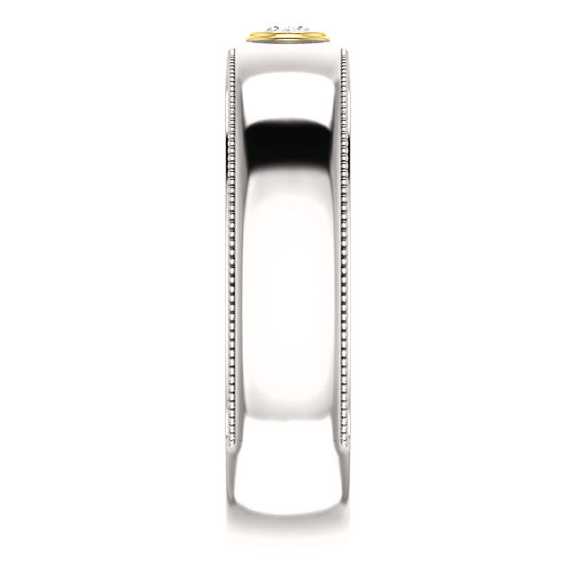 Men's Milgrain Diamond Band - Identity Diamonds
