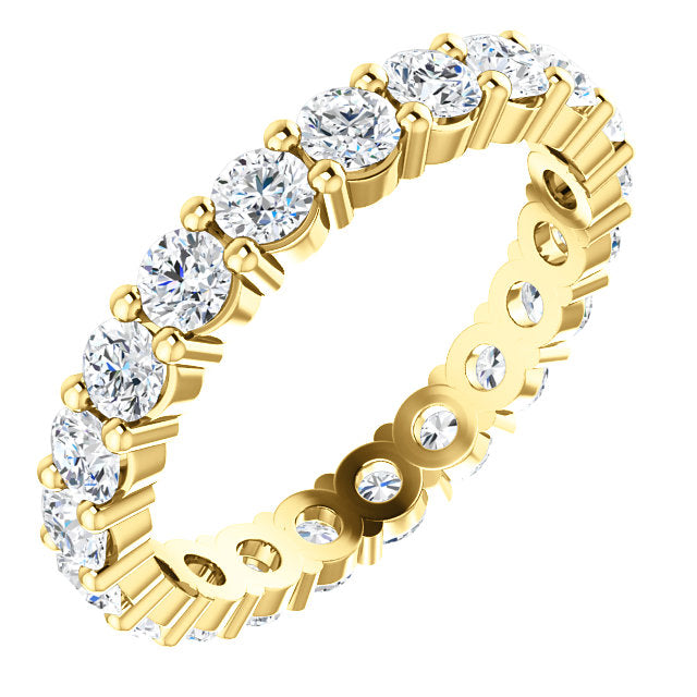 Abigail Eternity Band - Extra Chunky (2 Carats, 3mm) - Identity Diamonds