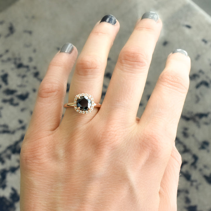 Adele Moissanite Engagement Ring - Identity Diamonds