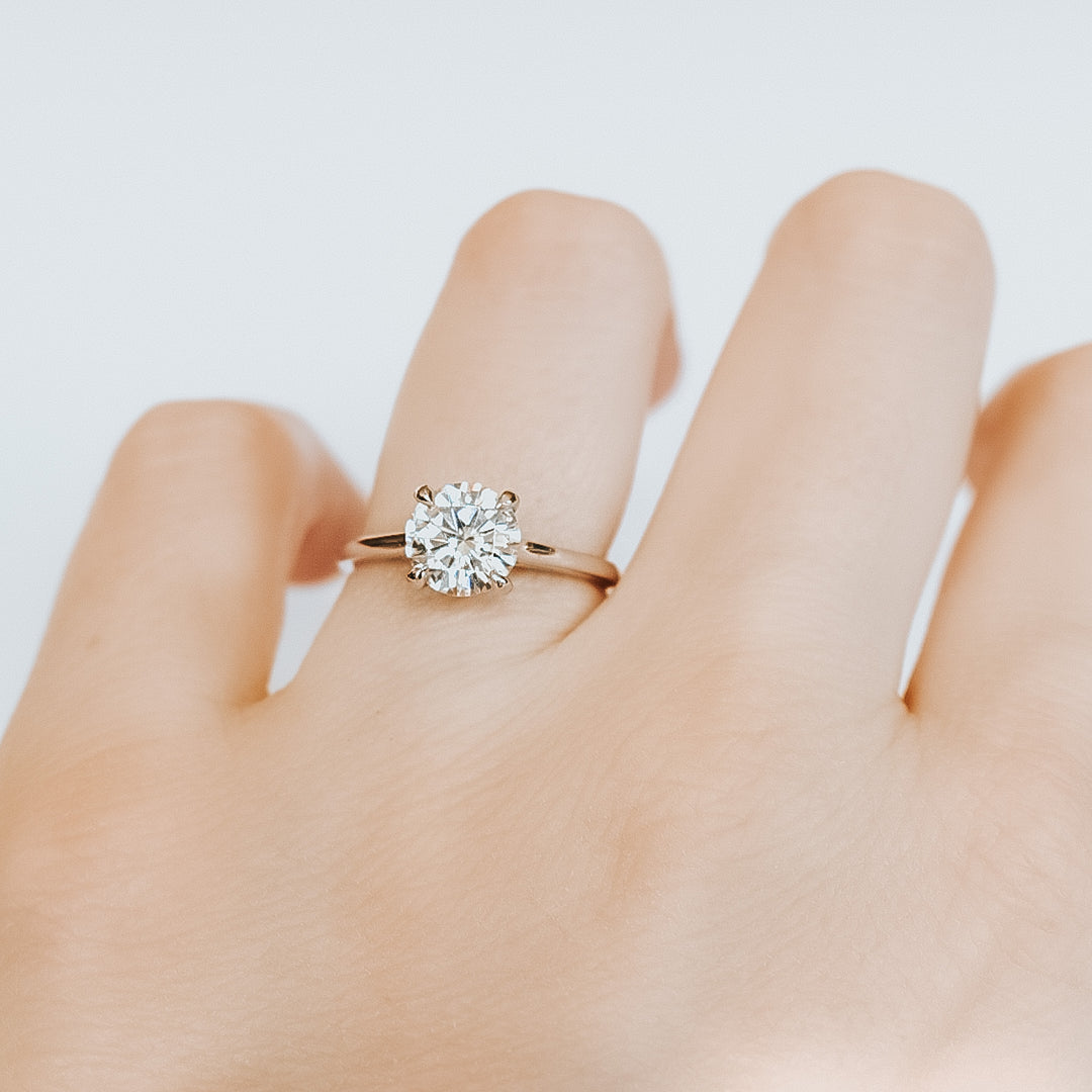 Brittany Moissanite Engagement Ring - Identity Diamonds
