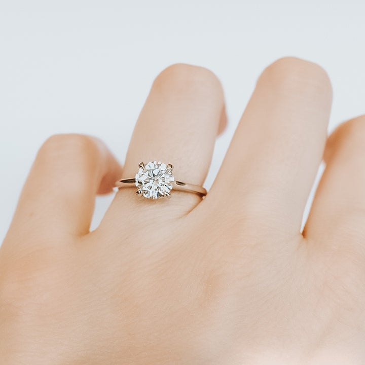 Brittany Moissanite Engagement Ring - Identity Diamonds