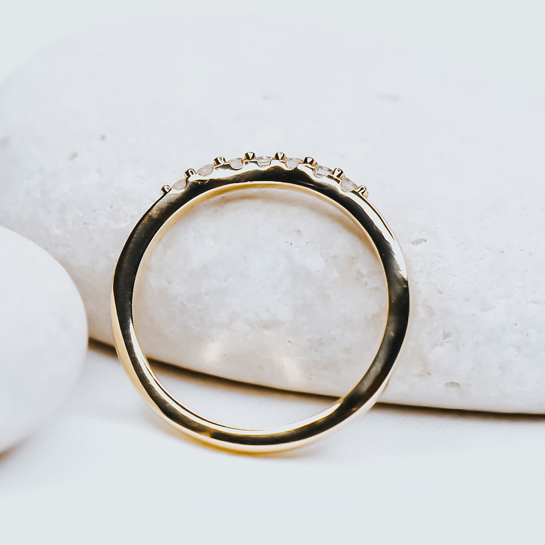 Lucy contour diamond band - Identity Diamonds