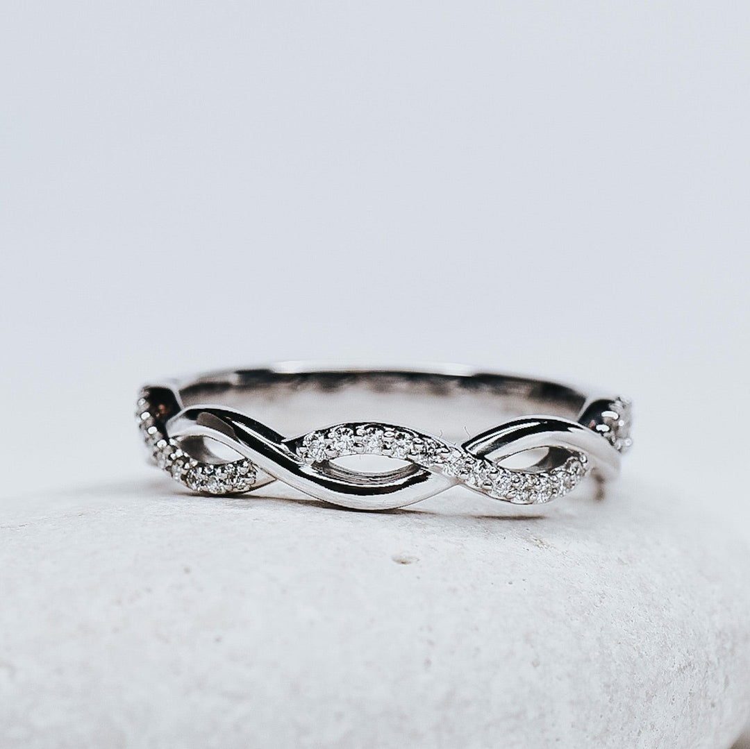 Hannah Infinity Diamond Band - Identity Diamonds
