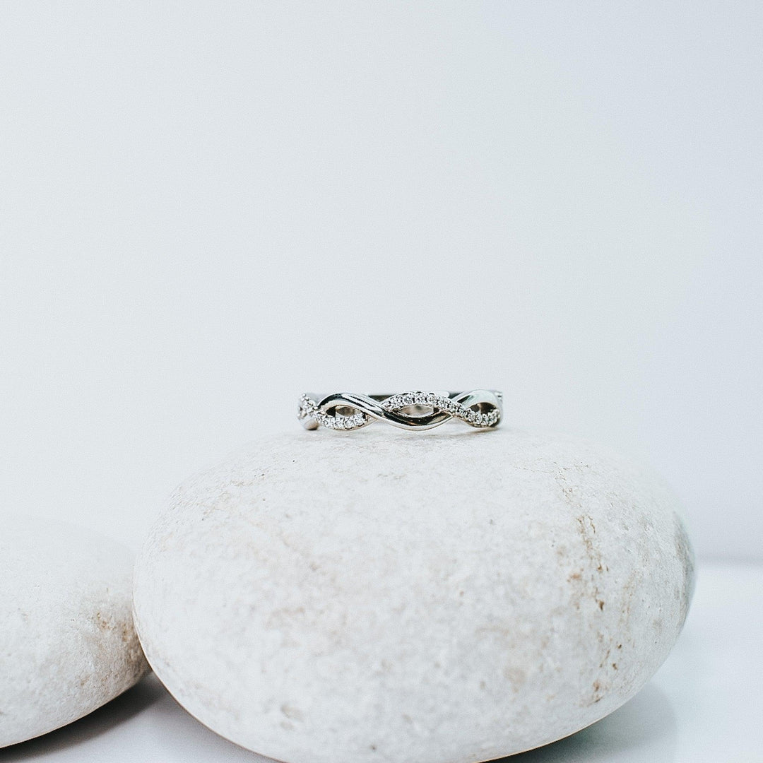 Hannah Infinity Diamond Band - Identity Diamonds