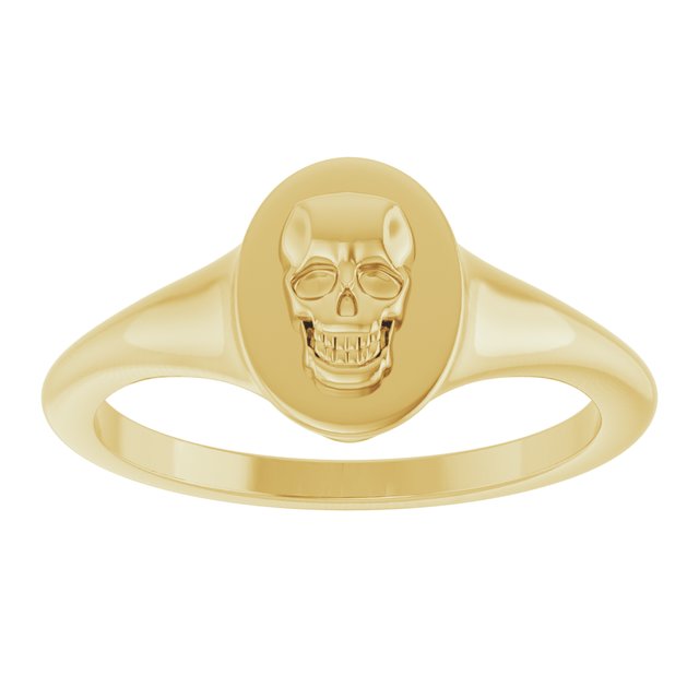 Skull Signet Ring – Identity Diamonds