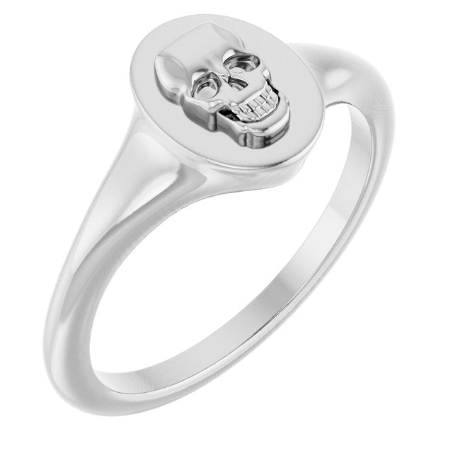 Skull Signet Ring – Identity Diamonds