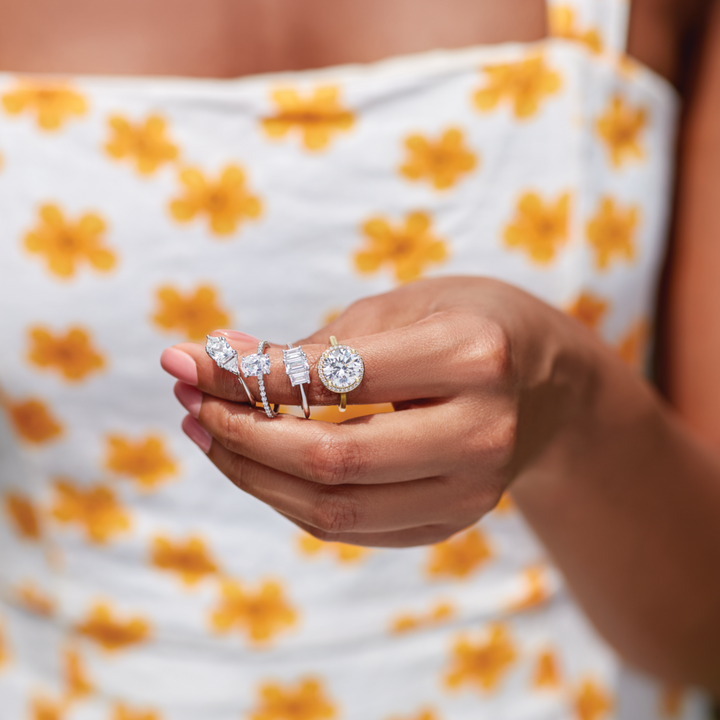 Aurora Oval Cut Diamond Engagement Ring