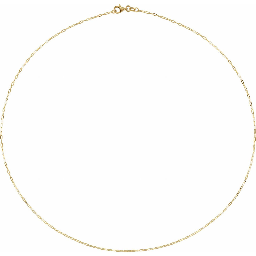Paperclip link necklace - Identity Diamonds