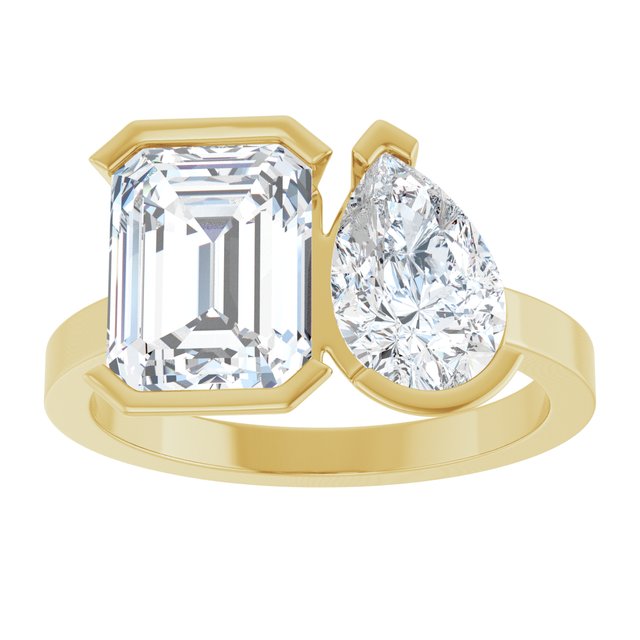 Millie Toi & Moi Engagement Ring