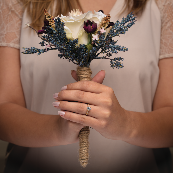 Genevieve Moissanite Engagement Ring