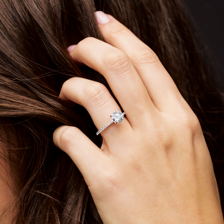 Aurora Diamond Engagement Ring