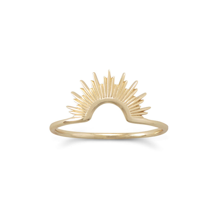 Sterling Silver Sunburst Ring