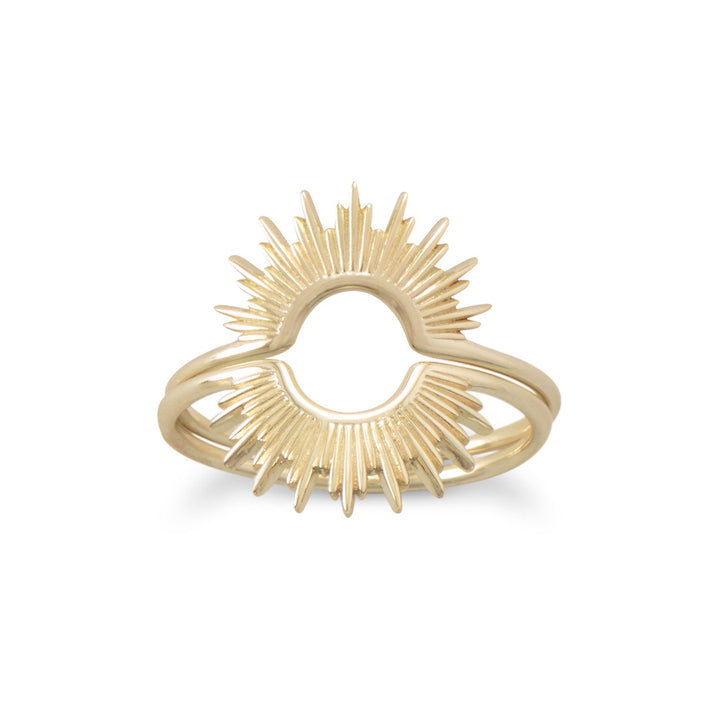 Sterling Silver Sunburst Ring