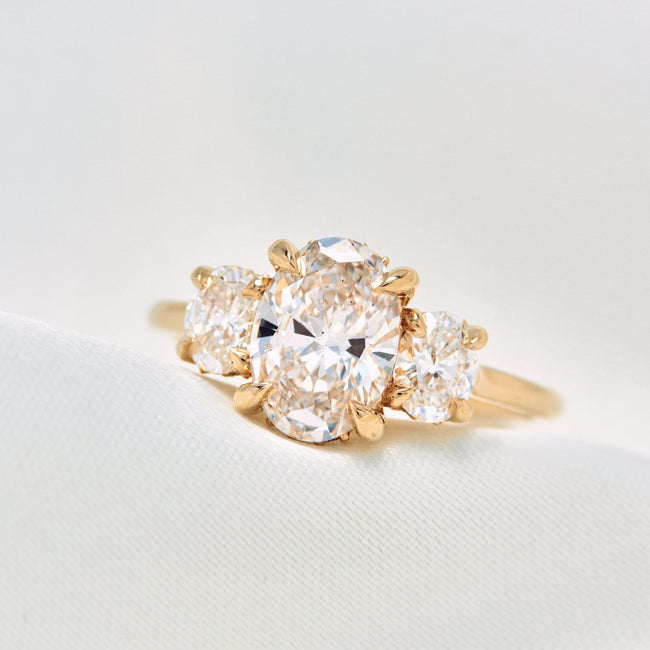 Charlotte Oval Cut Engagement Ring Identity Diamonds