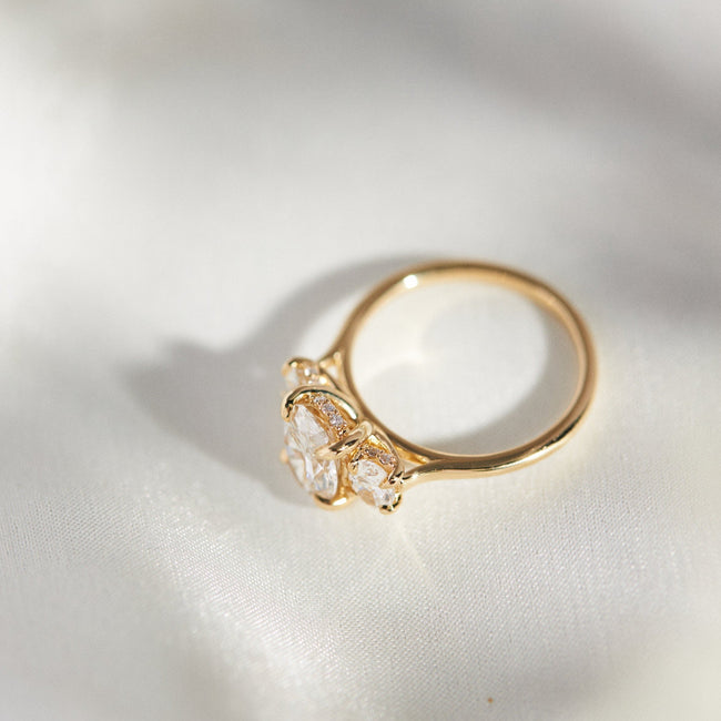 Charlotte Oval Cut Engagement Ring Identity Diamonds