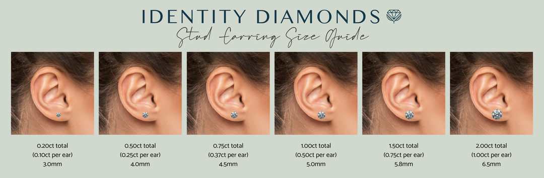 Lab-Grown Diamond Stud Earrings - 4 Prongs
