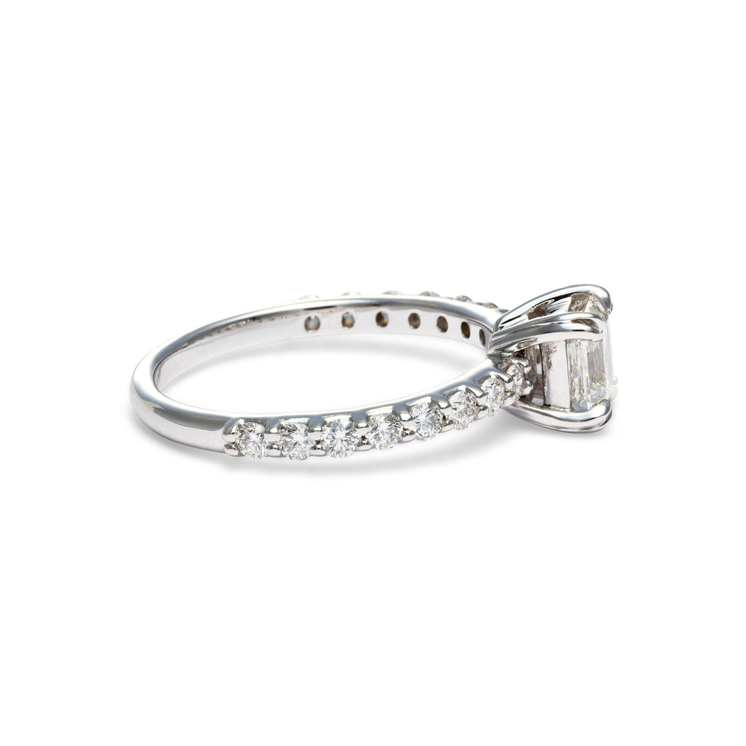 Jolie Asscher Cut Engagement Ring - Identity Diamonds