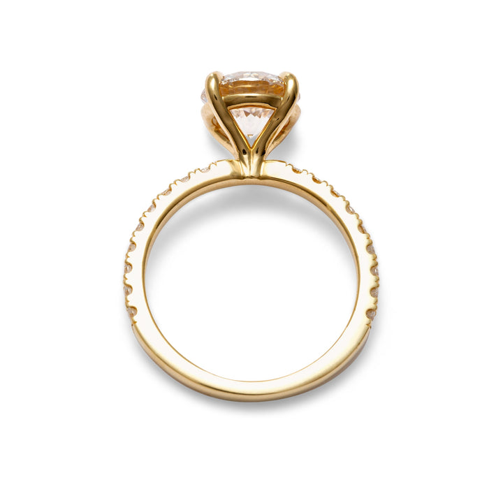 Levi Round Cut Engagement Ring
