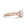 Eva Moissanite Engagement Ring