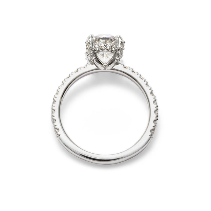 Eliza Oval Cut Moissanite Engagement Ring