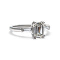 Brooklyn Emerald Cut Diamond Engagement Ring
