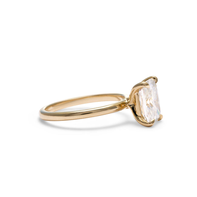 Jenny Radiant Cut Moissanite Engagement Ring