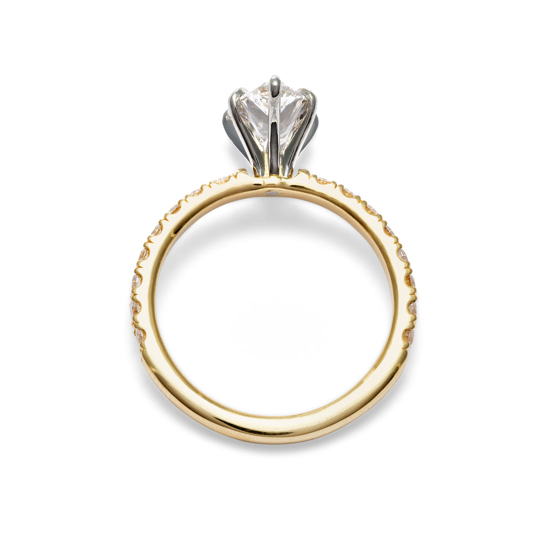Astrid Pear Cut Diamond Engagement Ring
