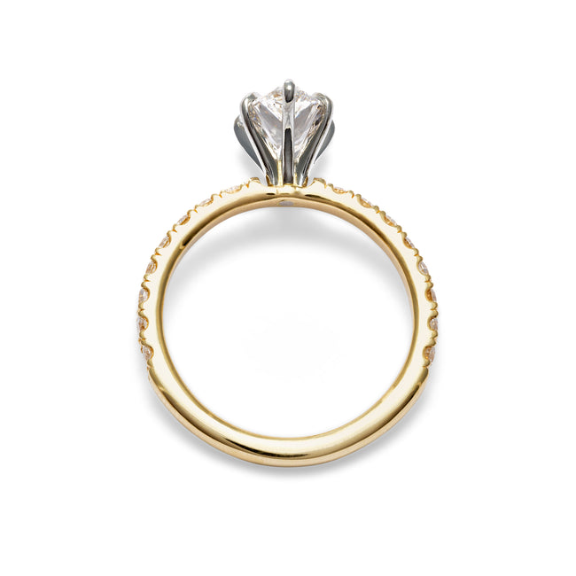Astrid Pear Cut Diamond Engagement Ring
